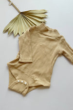 mode, solid ribbed turtleneck romper