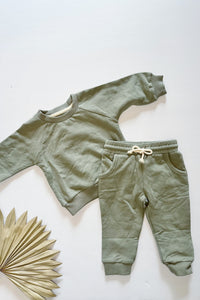 mode, frankie sweatshirt + jogger set