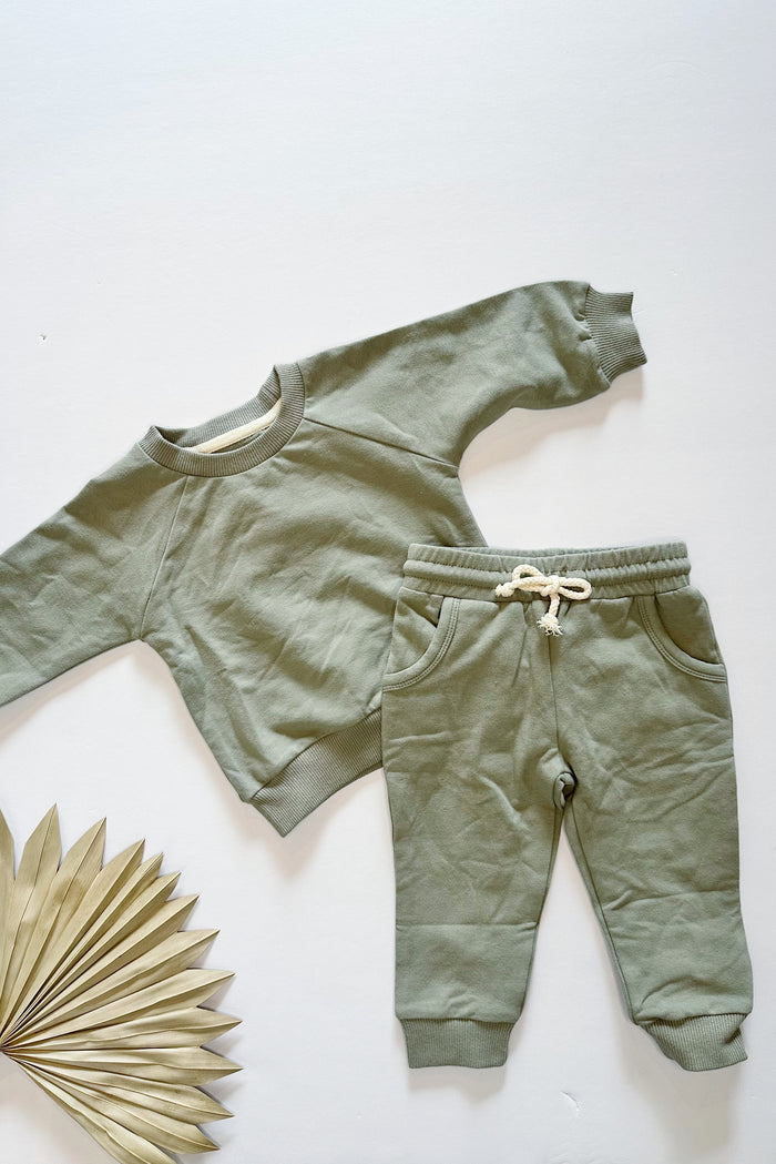 mode, frankie sweatshirt + jogger set