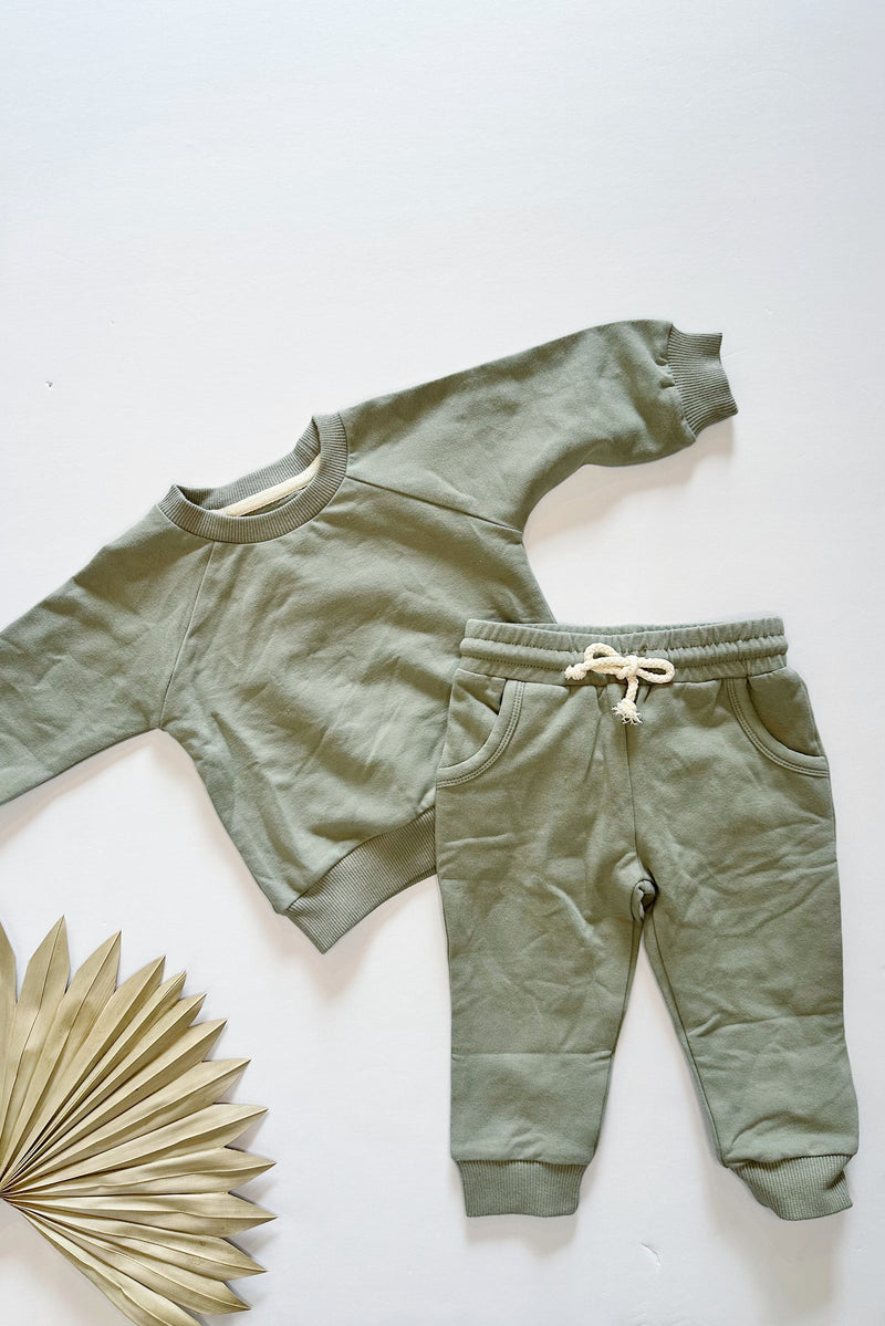 mode, frankie sweatshirt + jogger set