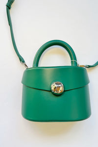 mode, zennia purse, green