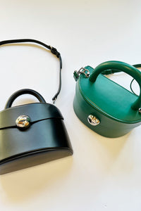 mode, zennia purse, black