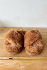 meredith fluffy slipper