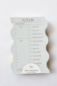 mode, wavy daily notepad, cloud