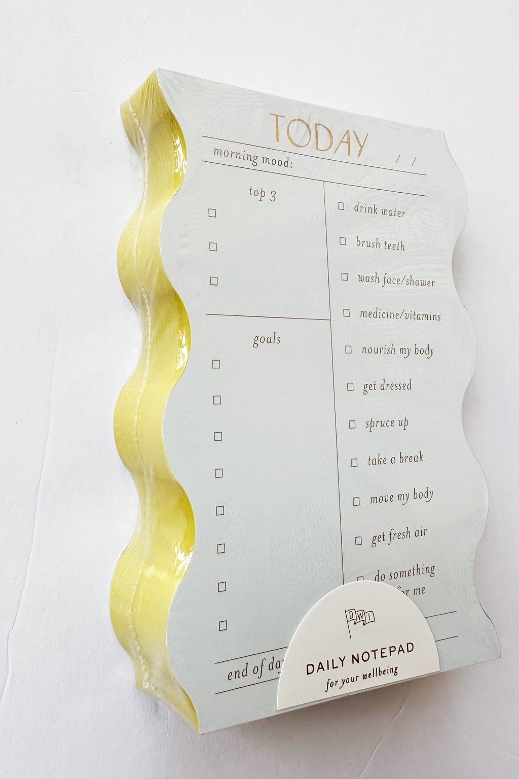 mode, wavy daily notepad, cloud