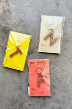 mode, glitter key chain