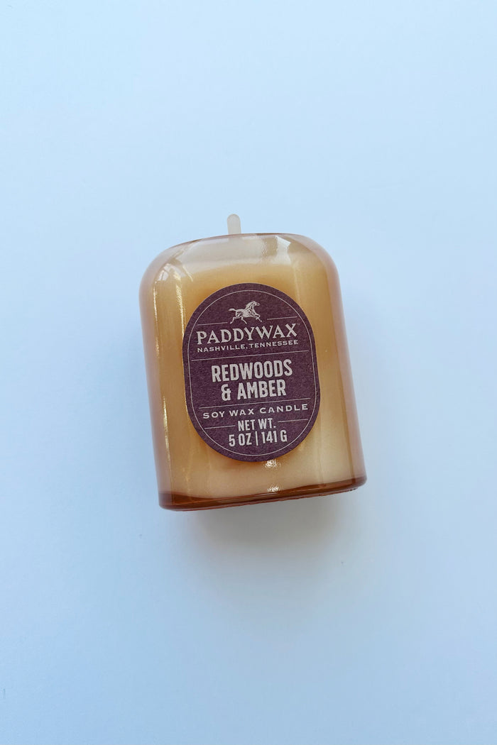 mode, vista candle, redwoods + amber