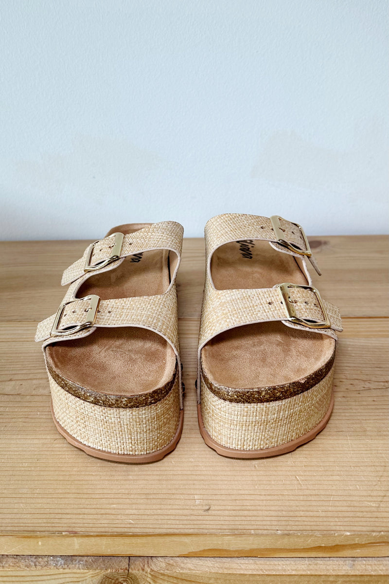 mode, rule follower flatform sandal