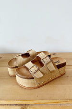 mode, rule follower flatform sandal
