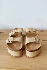 mode, rule follower flatform sandal