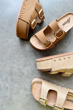 mode, rule follower flatform sandal