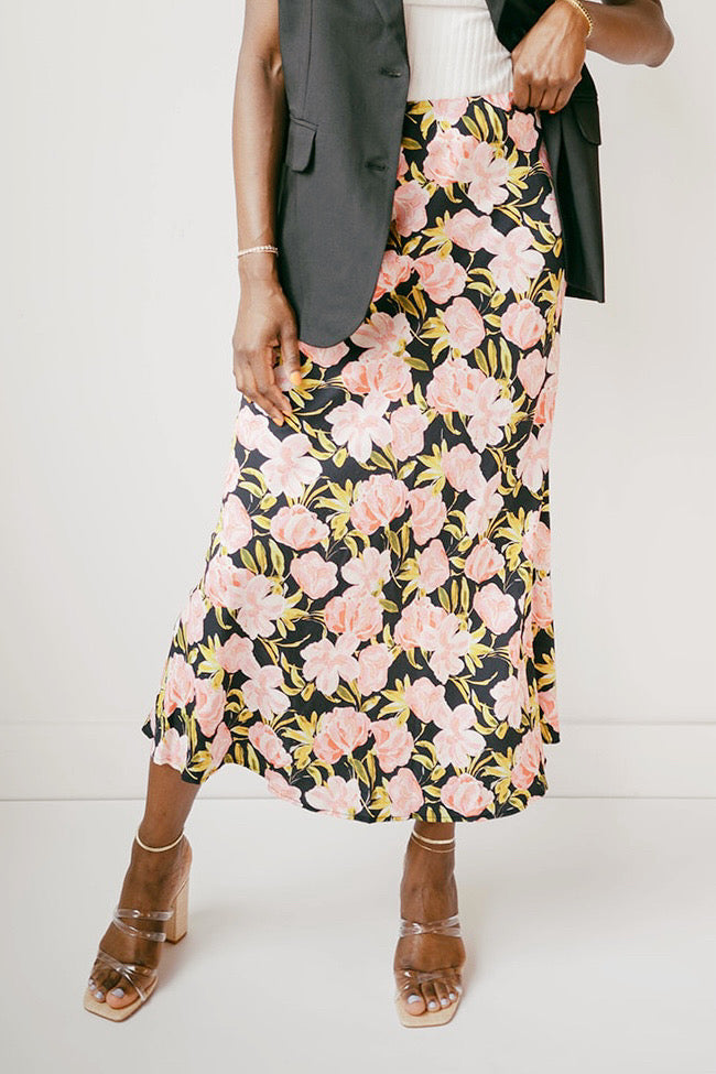 pretty in pink maxi skirt