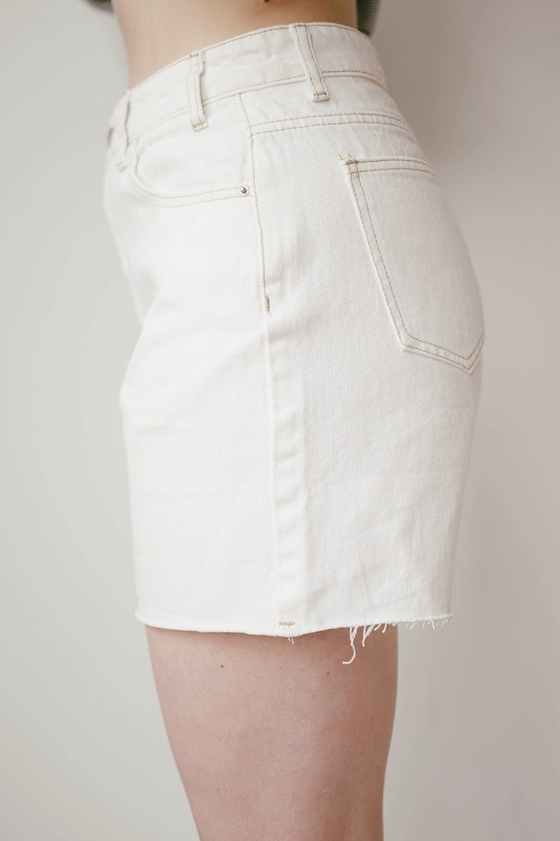 mode, delaney denim shorts