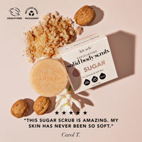 sugar exfoliating body scrub
