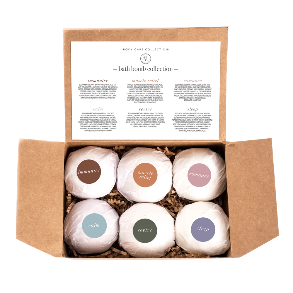 bath bomb - set of 6