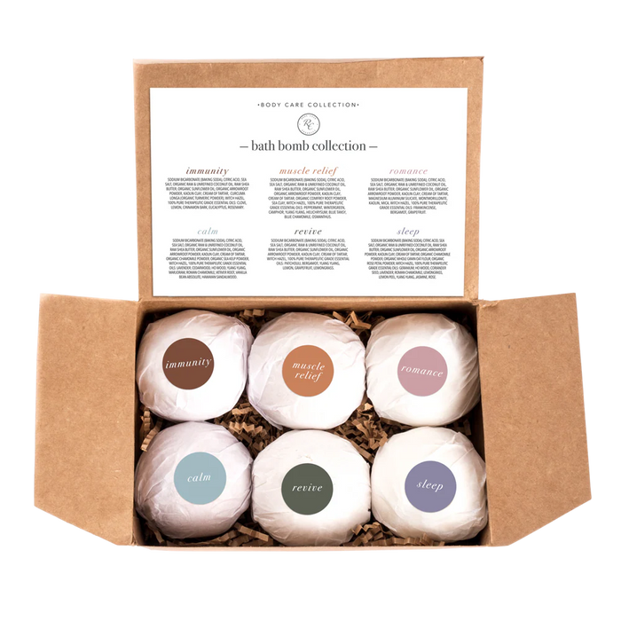 bath bomb - set of 6