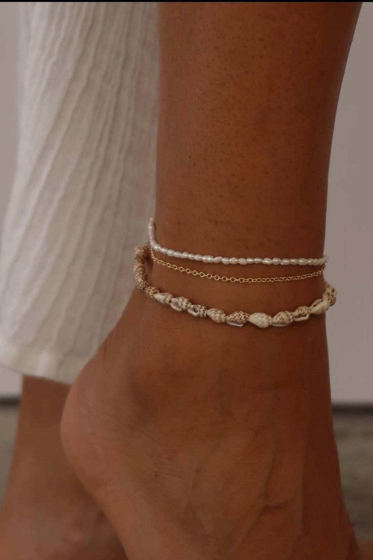mykonos anklet