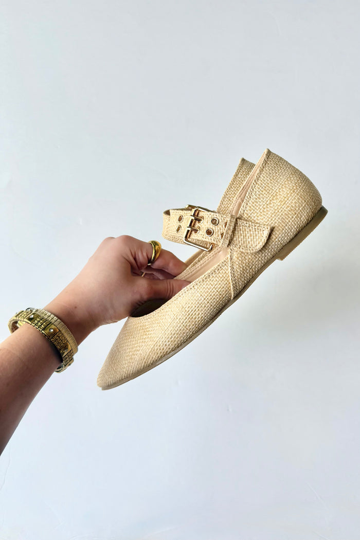 full heart ballet flat