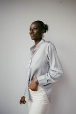 mode, slow down button blouse
