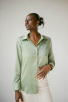 mode, slow down button blouse