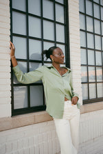 mode, slow down button blouse