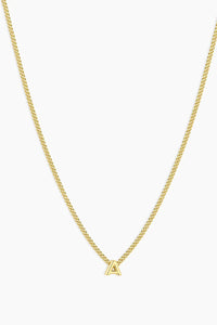 wilder mini initial necklace
