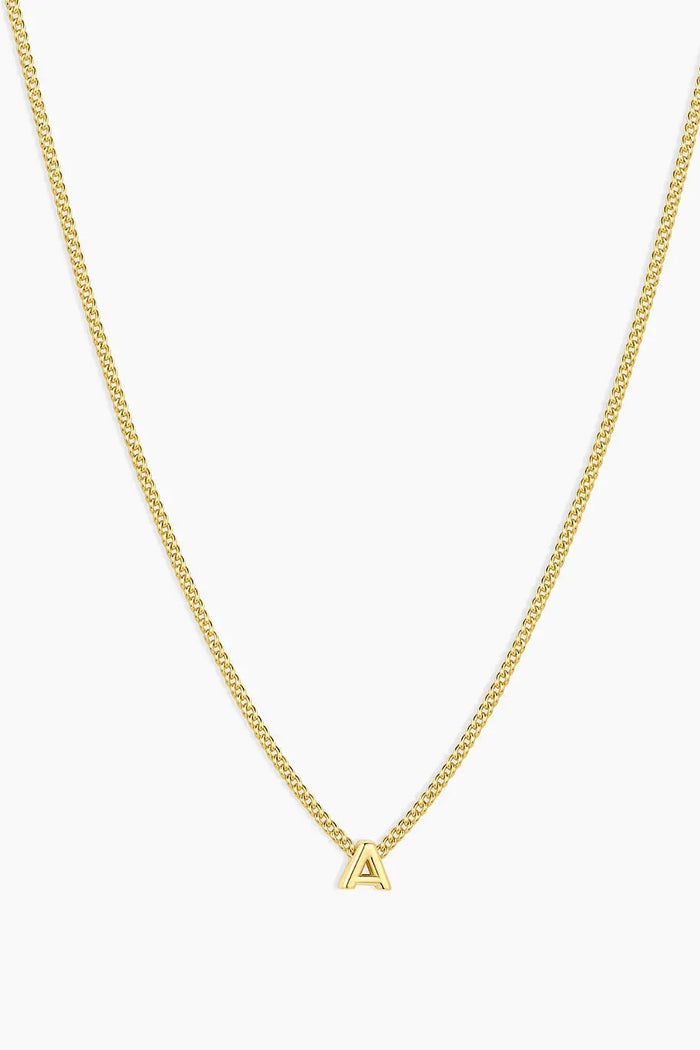 wilder mini initial necklace