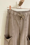 mode, delilah terry knit pants