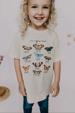 you are, butterfly affirmations tee
