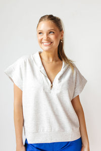 danielle quarterzip top