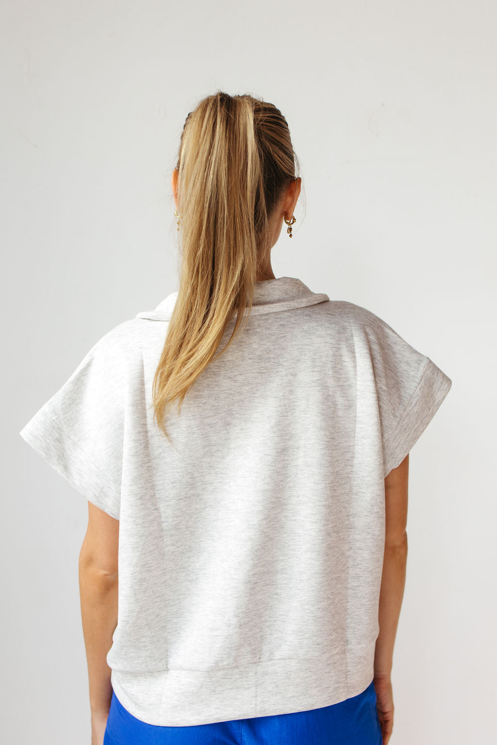 danielle quarterzip top