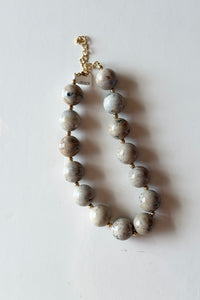 glory marble chunky necklace