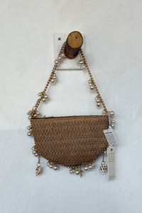 seashell pearl shoulder bag