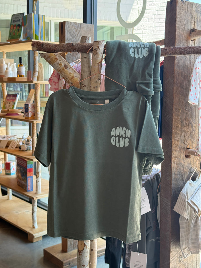 amen club kids tee