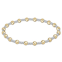 classic sincerity pattern 4mm bead bracelet