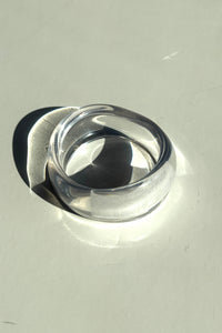 daphne wide acrylic bracelet