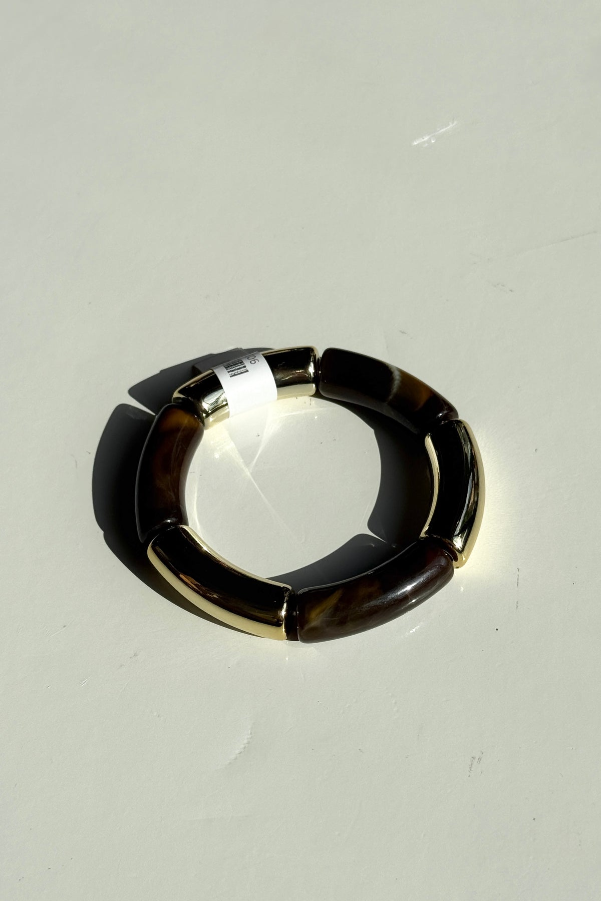 brooklyn marble two-tone bracelet