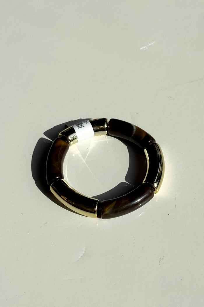 brooklyn marble two-tone bracelet