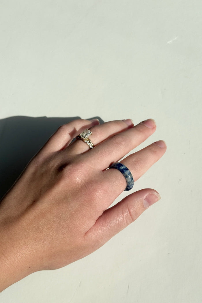 eva natural crystal ring