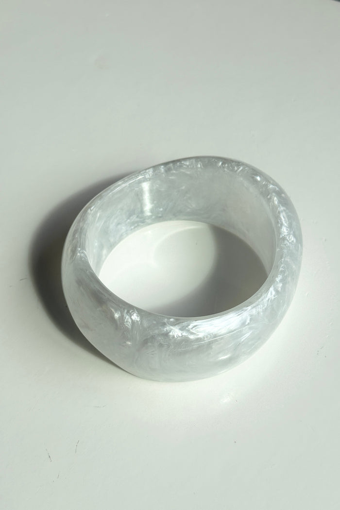 daphne wide acrylic bracelet
