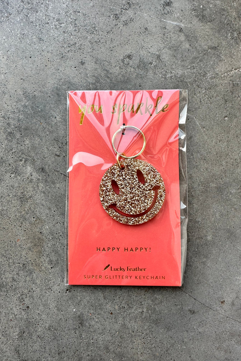 mode, glitter key chain