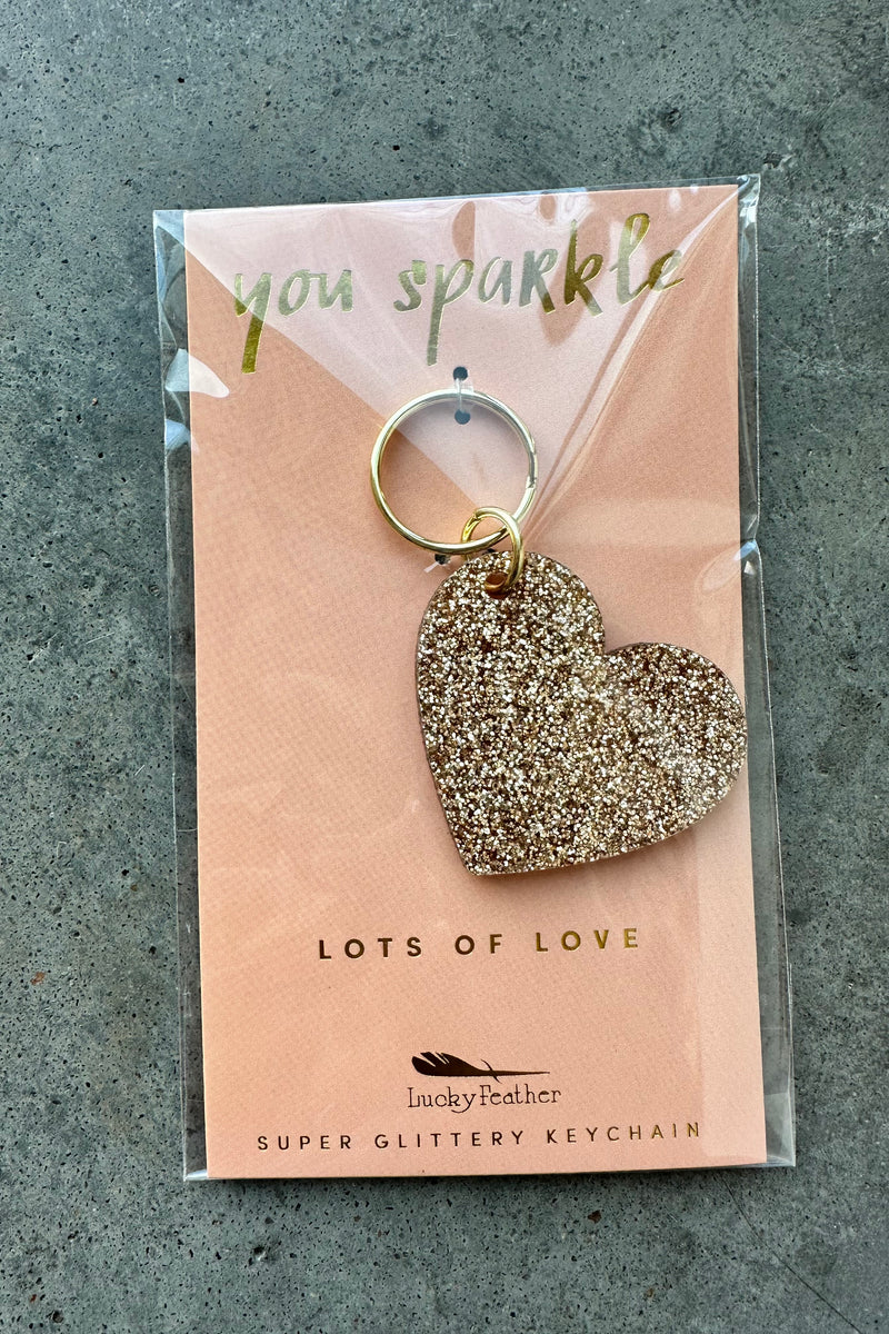 mode, glitter key chain