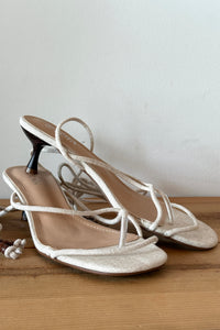 Elegance lace up heel