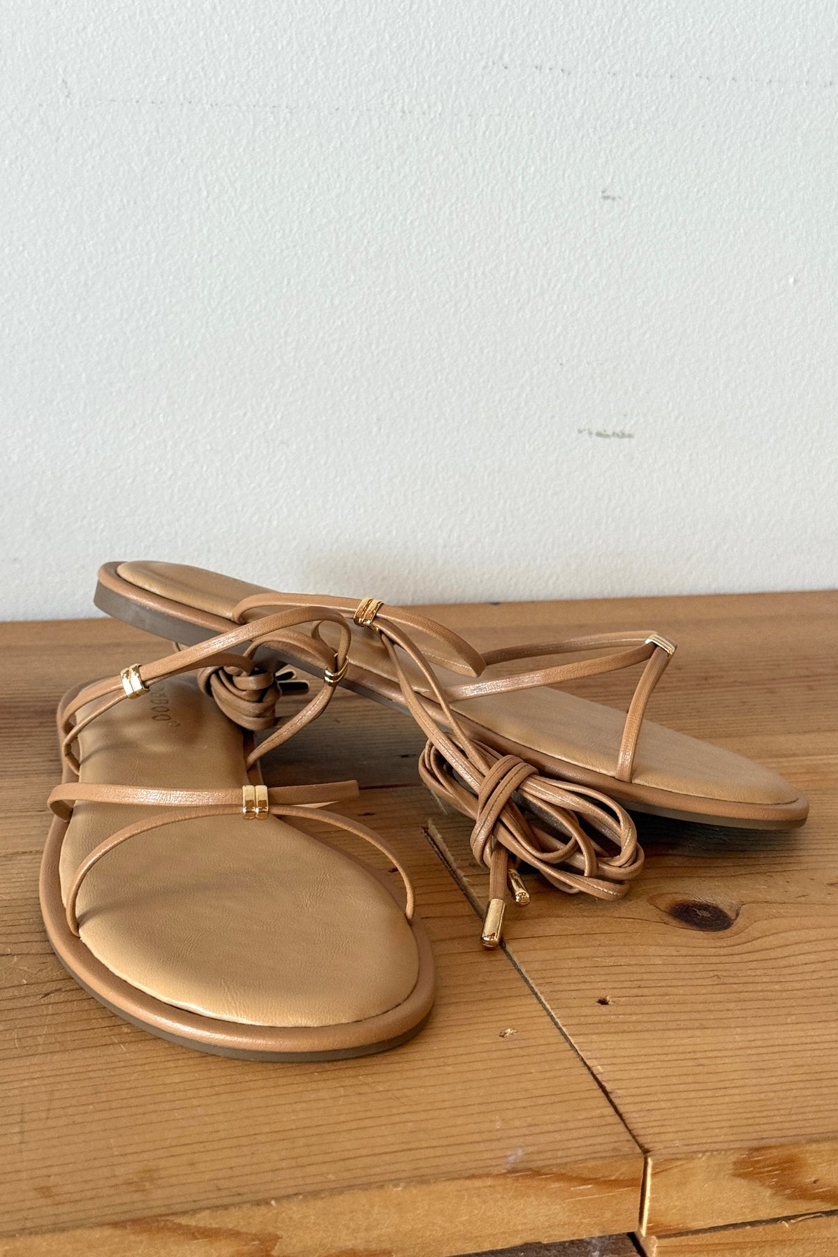 gladiator lace up sandals