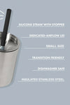 mode, 8oz stainless steel cup
