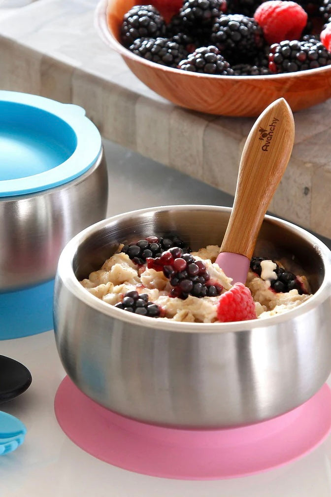 mode, stainless steel suction bowls