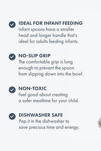 mode, infant stainless steel spoons