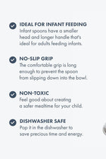 mode, infant stainless steel spoons