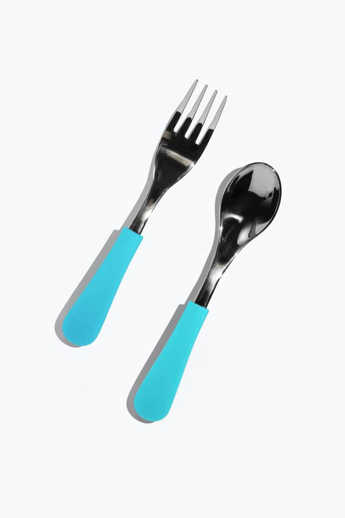 mode, stainless steel spoon + fork