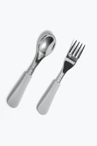 mode, stainless steel spoon + fork